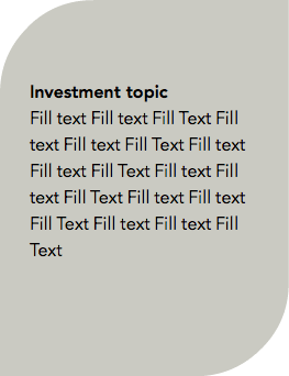  Investment topic Fill text Fill text Fill Text Fill text Fill text Fill Text Fill text Fill text Fill Text Fill text Fill text Fill Text Fill text Fill text Fill Text Fill text Fill text Fill Text 